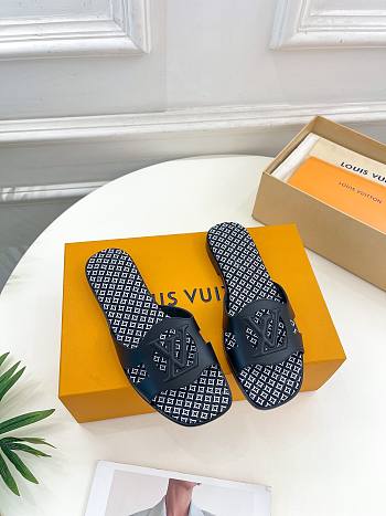 Kitlife Louis Vuitton Isola flat mule Black