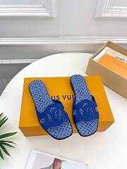 Kitlife Louis Vuitton Isola flat mule Blue - 1