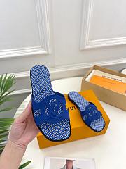 Kitlife Louis Vuitton Isola flat mule Blue - 5
