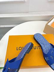 Kitlife Louis Vuitton Isola flat mule Blue - 3