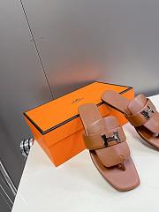 Kitlife Hermes Galerie Sandal 'Naturel' Brown  - 3