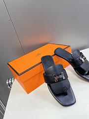 Kitlife Hermes Galerie Sandal 'Naturel' Black - 3