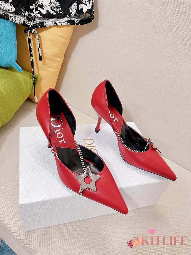 Kitlife Dior Star Hardcore Heels in Red - 1