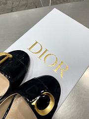 KITLIFE C'EST DIOR SLINGBACK PUMP Black Patent Calfskin - 2