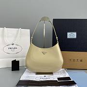 Kitlife Prada Cleo Brushed Leather Shoulder Bag Beige  – 27 x 5 x 19 cm - 1