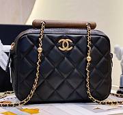 Kitlife Chanel Flap bag Lambskin Black 2023 - 13.5 × 21 × 6 cm  - 1