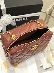 Kitlife Chanel Flap bag Lambskin Red 2023 - 13.5 × 21 × 6 cm - 4