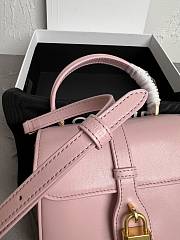 CELINE MINI TABOU IN SMOOTH CALFSKIN TAN PINK - 16×3.5×12.5 CM - 6