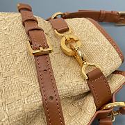 KITLIFE DIOR Fall23 MEDIUM C'EST BAG Natural Cannage Raffia  - 24 x 10 x 24.5 cm - 2