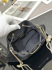 DIOR DREAM BUCKET BAG BLACK - 26 x 14 x 11 cm - 2