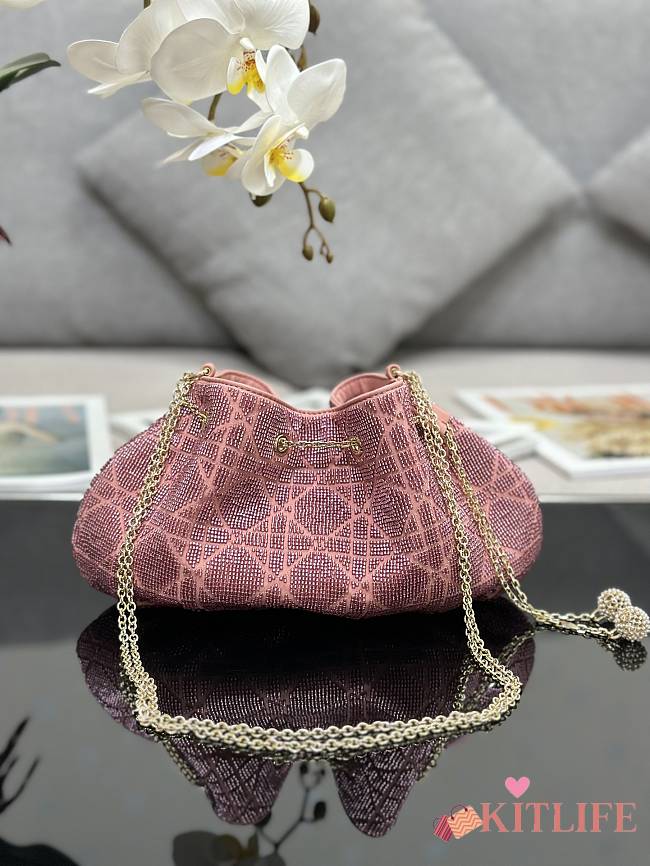 DIOR DREAM BUCKET BAG PINK - 26 x 14 x 11 cm - 1