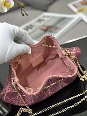 DIOR DREAM BUCKET BAG PINK - 26 x 14 x 11 cm - 6