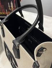 Kitlife DOLCE&GABBANA HANDBAGS WOMEN FABRIC BEIGE BLACK - 31 x 27 x 16 cm - 5
