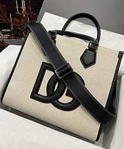 Kitlife DOLCE&GABBANA HANDBAGS WOMEN FABRIC BEIGE BLACK - 31 x 27 x 16 cm - 3