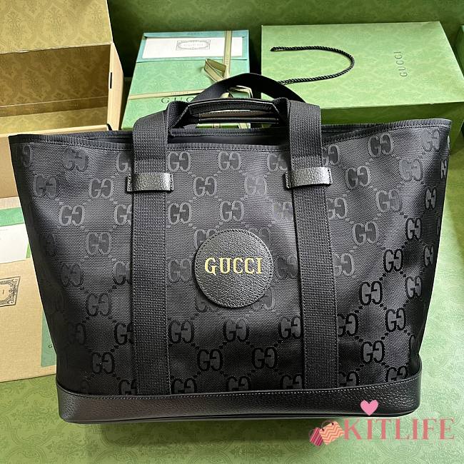 KITLIFE GUCCI BLACK SHOPPER BAG - 39x 33x 19 cm - 1