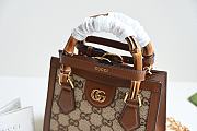 Kitlife Gucci DIANA MINI TOTE Bag Brown - 20 x 16 x 10 cm - 6