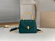 Kitlife Bvlgari Serpenti Reverse small top handle bag in Green - 20 X 14 X 10 cm - 1