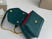 Kitlife Bvlgari Serpenti Reverse small top handle bag in Green - 20 X 14 X 10 cm - 3