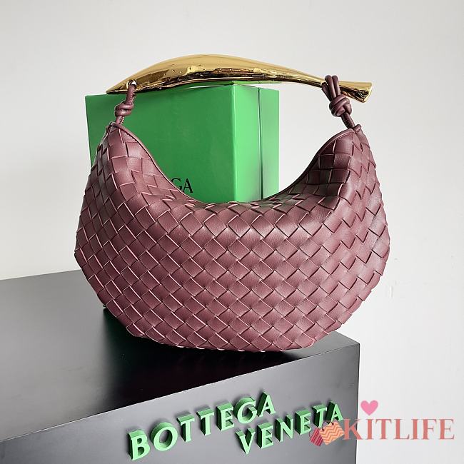 Kitlife Bottega Veneta Knot bag Sardine Almond Red - 36 x 3 x 24 cm - 1