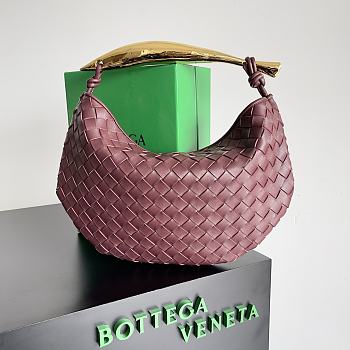 Kitlife Bottega Veneta Knot bag Sardine Almond Red - 36 x 3 x 24 cm