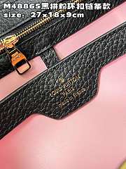  Kitlife Louis Vuitton Capucines BB Black - 27 x 18 x 9 cm - 6