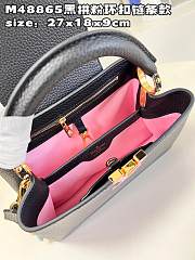  Kitlife Louis Vuitton Capucines BB Black - 27 x 18 x 9 cm - 5