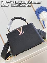  Kitlife Louis Vuitton Capucines BB Black - 27 x 18 x 9 cm - 4