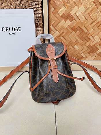 Kitlife Celine Mini Folco Backpack - 197662 - 17 X 20 X 10 cm