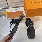 Kitlife Louis Vuitton Shake Flat Thong Black  - 4