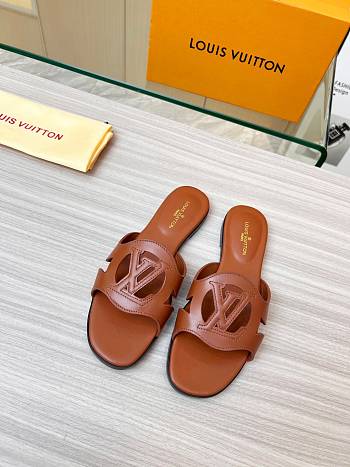 Kitlife Louis Vuitton Isola Flat Mule Brown - 1ABP22