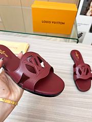 Kitlife Louis Vuitton Isola Flat Mule Red - 1ABP22 - 4