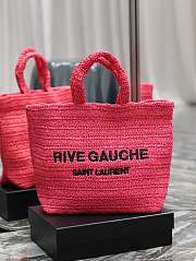KITLIFE YSL RIVE GAUCHE SUPPLE IN RAFFIA CROCHET - 38 x 35 x 14.5 cm - 1