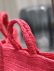 KITLIFE YSL RIVE GAUCHE SUPPLE IN RAFFIA CROCHET - 38 x 35 x 14.5 cm - 4