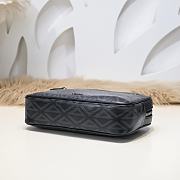 Kitlife Toiletry bag Dior Gray CD Diamond Canvas Black - 24 x 15.5 x 5 cm - 5