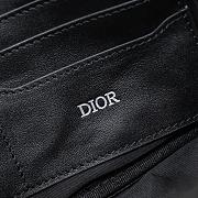 Kitlife Toiletry bag Dior Gray CD Diamond Canvas Black - 24 x 15.5 x 5 cm - 2