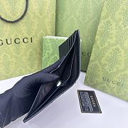 GUCCI WALLET WITH CUT-OUT INTERLOCKING G BLACK- 11 X 10 X 1.5 cm - 5