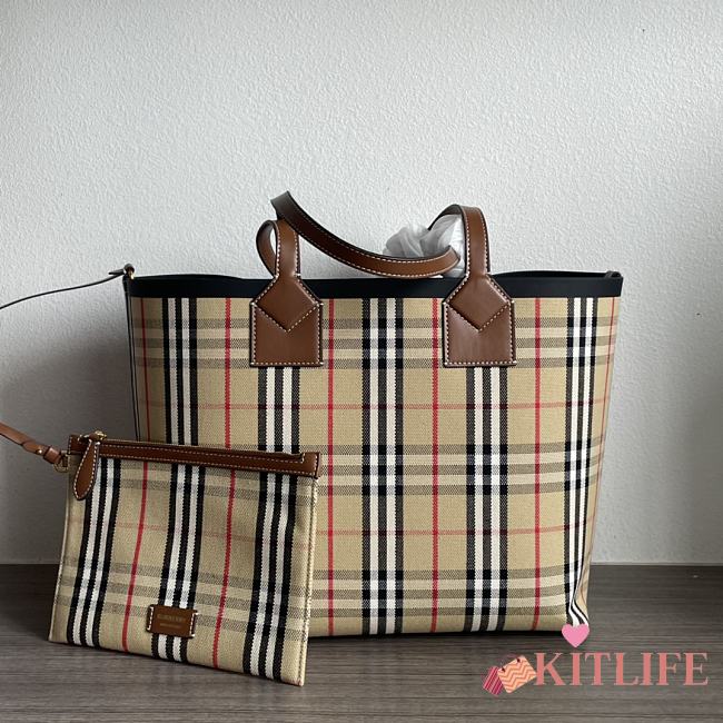 KITLIFE BURBERRY LONDON TOTE BAG - 51.3 x 18.5 x 29 cm - 1