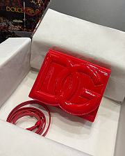 Kitlife DOLCE & GABBANA DG Logo bag Patent leather Red - 16 x 20 x 5.5 cm - 1