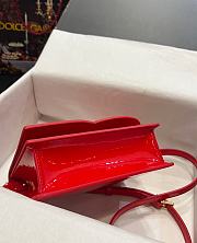 Kitlife DOLCE & GABBANA DG Logo bag Patent leather Red - 16 x 20 x 5.5 cm - 6