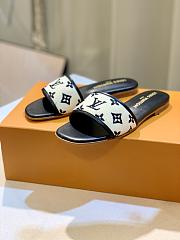 Kitlife Louis Vuitton By The Pool Revival Flat Mule Black - 6
