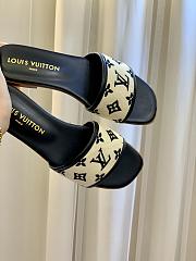 Kitlife Louis Vuitton By The Pool Revival Flat Mule Black - 5