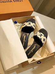 Kitlife Louis Vuitton By The Pool Revival Flat Mule Black - 2