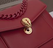 Kitlife Bvlgari Serpenti Forever crossbody bag Red - 20 x 14 x 8.5 cm - 2