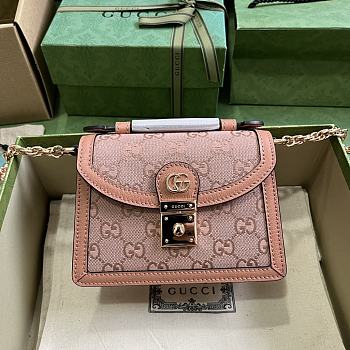 Kitlife Gucci Ophidia GG Mini shoulder bag Rose - 17.5 x 13 x 6 cm