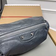 Kitlife Balenciaga Gray Motocross Classic Neo Lift Belt Bag - 31x16x5cm - 4