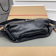 Kitlife Balenciaga Black Motocross Classic Neo Lift Belt Bag - 31x16x5cm - 5