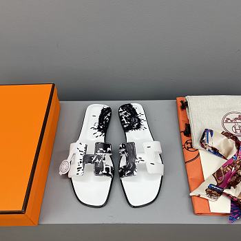 Kitlife Hermès Oran Black Sandals