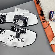 Kitlife Hermès Oran Black Sandals - 5