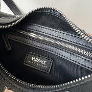 Kitlife Versace Black Studded Calfskin Small Medusa Repeat Hobo - 29 x 5 x 18 cm - 3