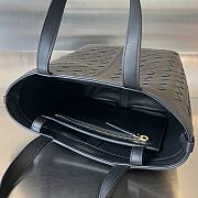 Kitlife BOTTEGA VENETA Flip Flap Intrecciato-leather tote bag Black - 23 x 18.5 x 15 cm - 4